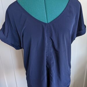 Old Navy Deep Blue Short Sleeve Top